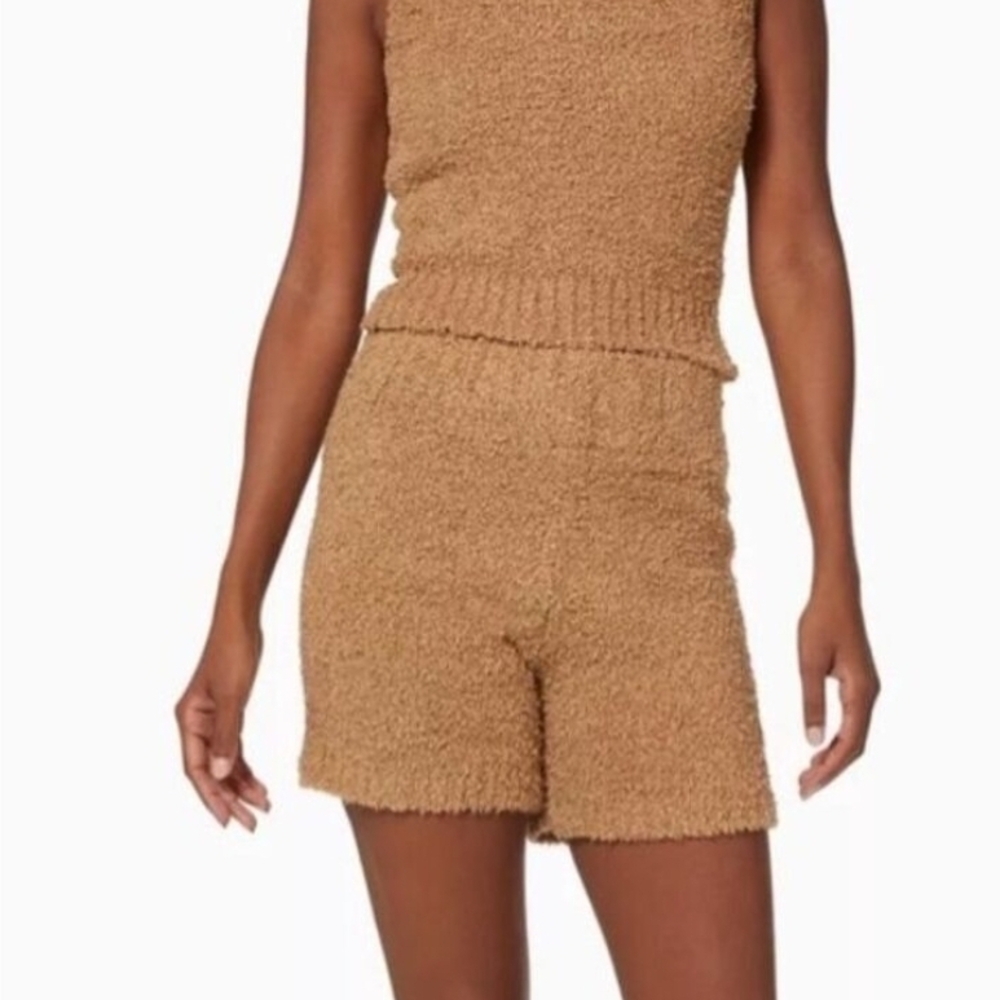 SKIMS Fuzzy Tan Tank Top
